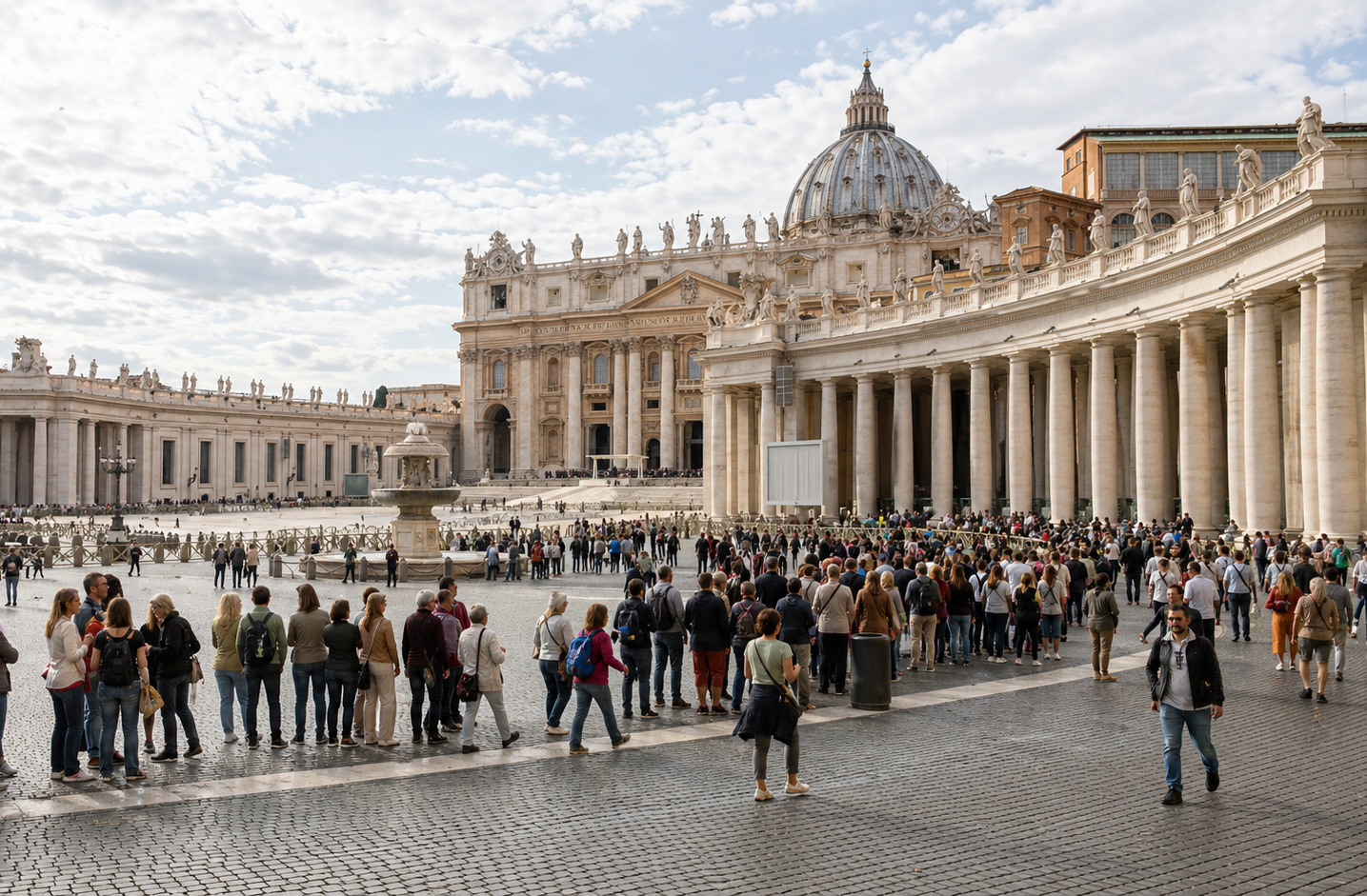 St Peter's Basilica skip-the-line reserved entry queue with Vatican-licensed guide