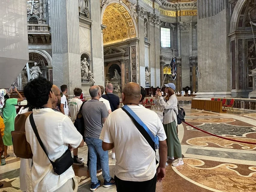 Vatican Grottoes papal tombs three metres below St Peter's Basilica floor